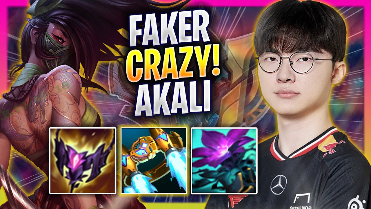 FAKER CRAZY GAME WITH AKALI! - T1 Faker Plays Akali TOP vs Twisted Fate ...