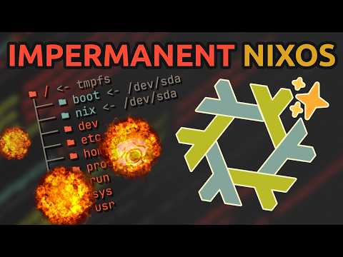 Explode Root On Every Boot | Simplest Impermanent NixOS Setup 2026 feat. disko