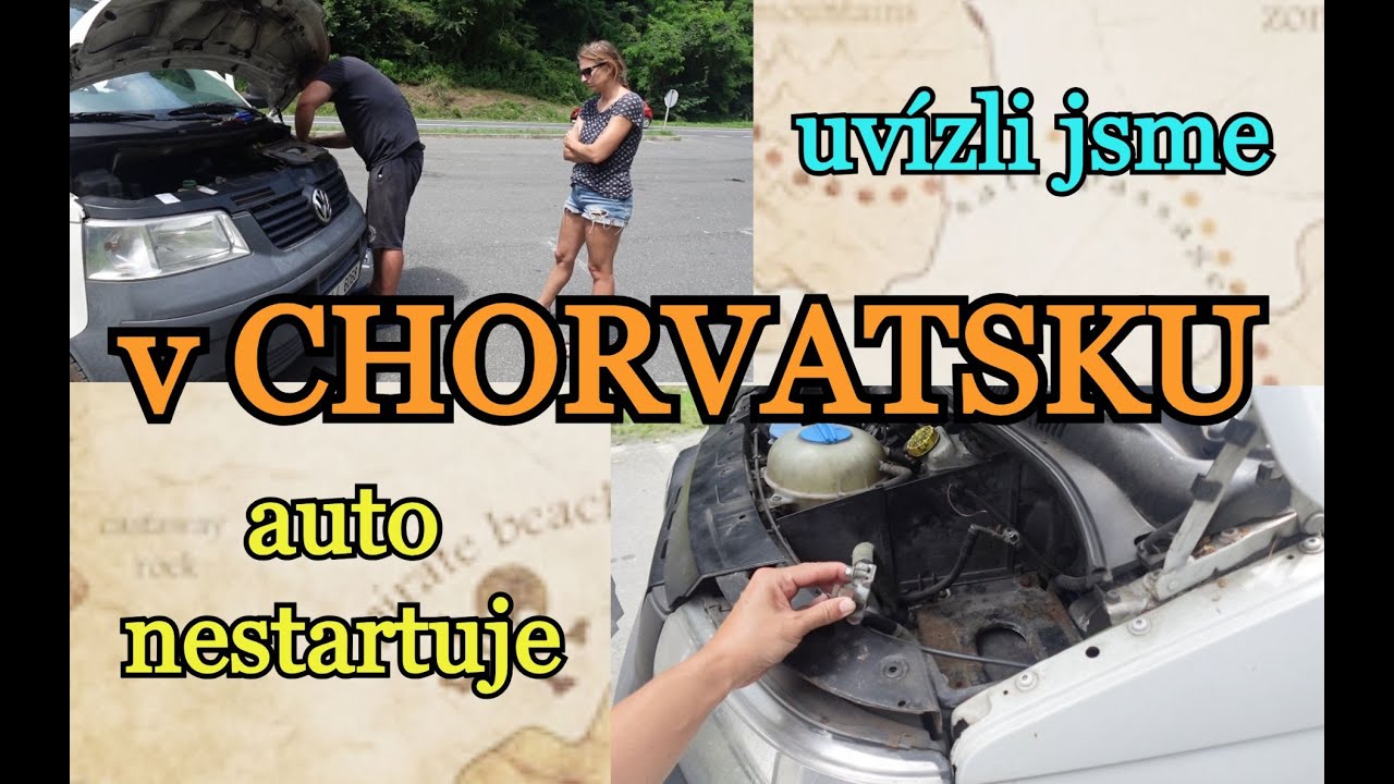 KONEC NAŠÍ CESTY? CHORVATSKO 2024 OBYTNOU DODÁVKOU - Chorvatské pobřeží, Záhřeb a problémy s autem