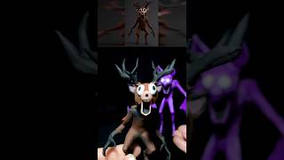 Making THE DEER Sculpture - 99 Nights in the Forest Roblox #shorts #99nights #99nightintheforest #3d