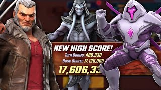 New Toons DESTROY Old Man Logan Trials | Full Run Max Difficulty | MARVEL Strike Force