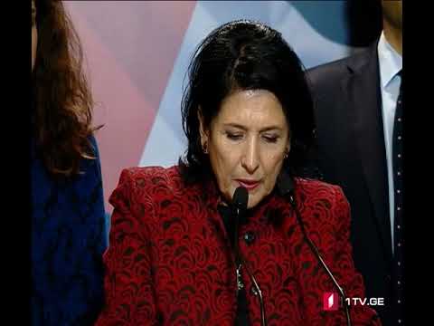 სალომე ზურაბიშვილის ბრიფინგი