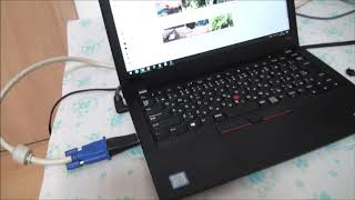 20191006 Lenovo ThinkPad X280 Review Part 2 ■Syncwire HDMI to VGA 変換アダプタ■