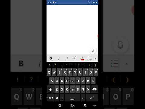 How to get random text on Ms word using android phone.