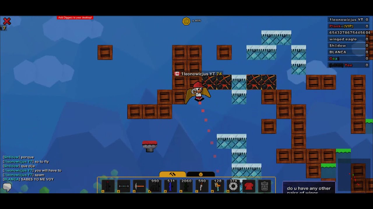 Diggerz io How To Fly Hack YouTube Diggerz io how to fly hack youtube