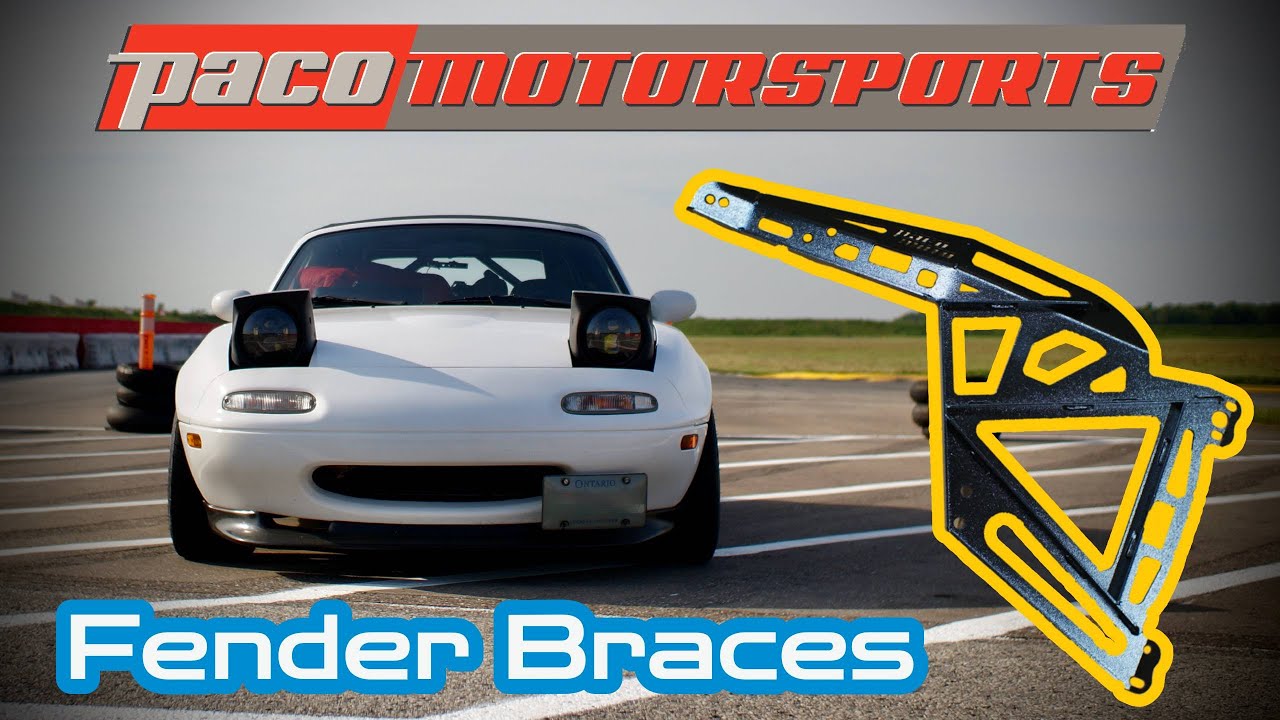 Paco Strong Arms 💪 Makes DIY Miata Stiff! Test Drive!