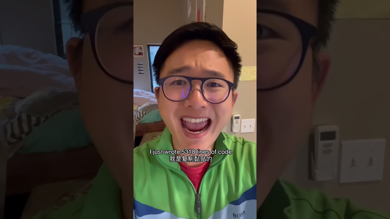 I wrote 5318 lines of code. Ran it for the first time with 0 errors.