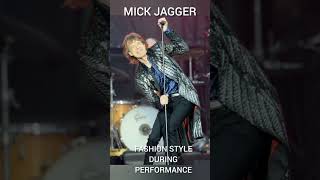 THE ROLLING STONES MICK JAGGER FASHION STYLE DURING PERFORMANCE #therollingstones #mickjagger
