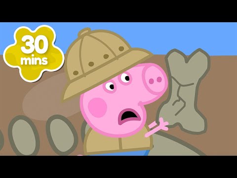 George Finds Dinosaur FOSSIL 🦖🦴 Peppa Pig Full Episodes | 30 Minutes
