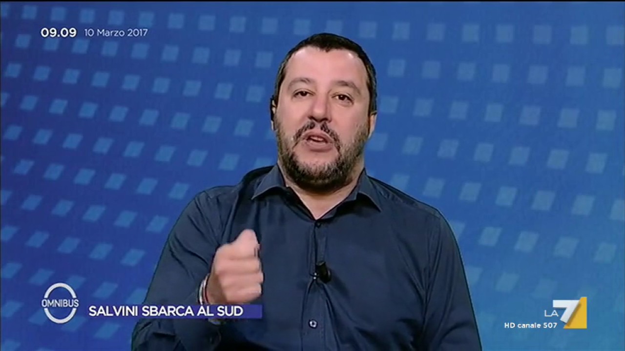 Salvini (Lega Nord): La Lega contestava la politica del Sud, non la gente