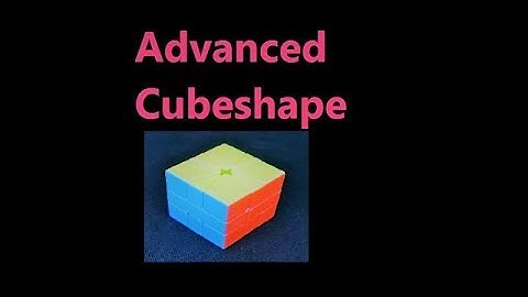 Square-1 Advanced Cubeshape Tutorial