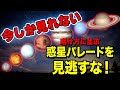 惑星パレード 見逃すな ここ数日だけしか見ることが出来ない惑星パレードを解説 惑星直列 物理エンジン