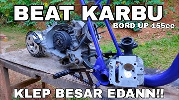 Gahar🔥 Bord Up Beat 155cc Tune Up Drag bike Banaspati 