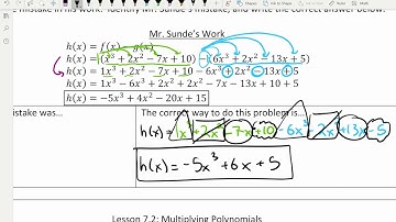 Topic 7 Review - Polynomials & Factoring