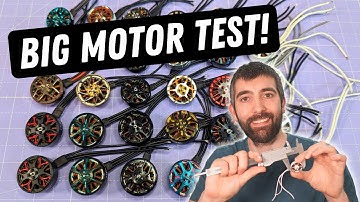 My biggest motor test yet!: The best motors for Ultralights, Cinewhoops and Freestyle!