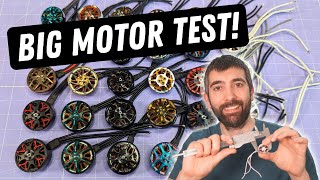 My biggest motor test yet!: The best motors for Ultralights, Cinewhoops and Freestyle!