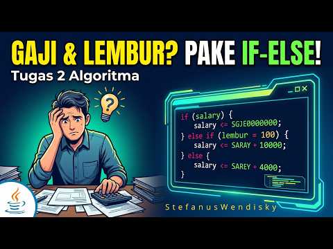 Bikin Program Hitung Gaji & Lembur Karyawan pake Java? | Tugas2Algoritma dan Pemrograman UT