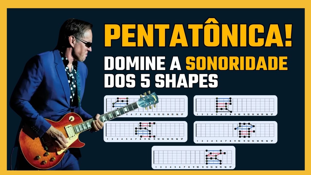 DOMINE OS 5 SHAPES DA PENTATÔNICA MENOR!