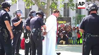Protesters Arrested Amid Sessions Calif. Visit