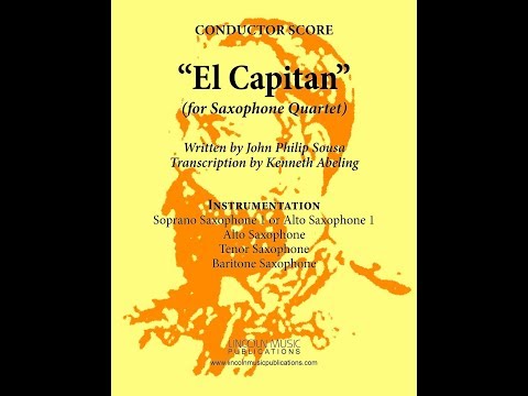 march---el-capitan-(for-saxophone-quartet)