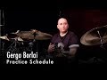 Gergo Borlai discusses his practice schedule