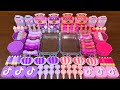 PINK vs PURPLE!! Mixing Random Things into STORE BOUGHT Slime!! Satisfying Video #35