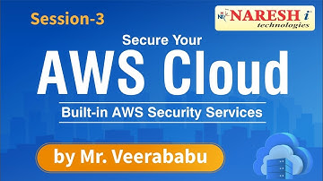 Built-in AWS Security Services - Session 3 | Veerababu | Naresh IT