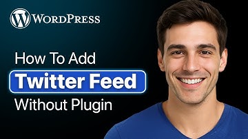 How To Add Twitter Feed To Wordpress Site Without Any Plugin - Step By Step (2025 Guide)
