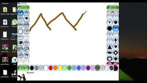 Haze brush Tool in Tux Paint