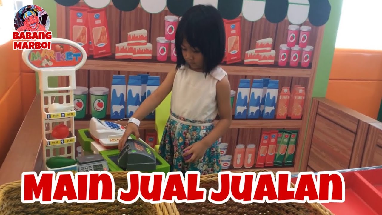 BALITA LUCU BERMAIN JUAL JUALAN BUAH DAN BERMAIN DOKTER DOKTERAN