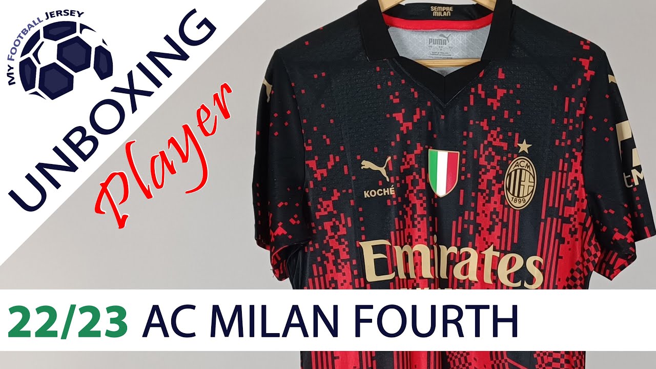 AC Milan Fourth Jersey 23/24 Theo (JJSport24) Player Version