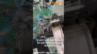 Watch how precision and automation come together in the production of coil nails.