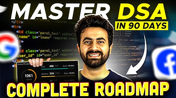 DSA Roadmap | Master DSA In 90 Days | DSA 2025 Roadmap | DSA Preparation