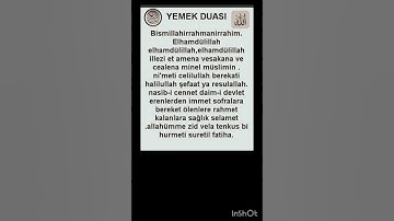 Thumbnail of Yemek Duası#keşfet#shorts