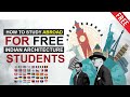 How to Study Abroad for Free for Indian Architecture Students