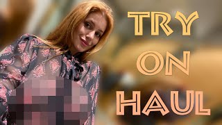 [4K] Transparent Clothes Try on Haul | See-Through Fabric & No Bra Trend