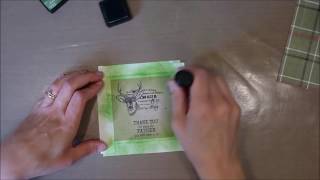 Unity Stamp Co Quick Tip -  Masked Distress Inked Frame