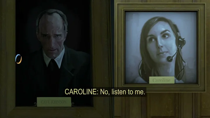 Portal 2: "I Don't Want This" - Cave and Caroline ...