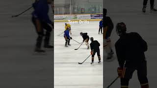 Sharpening Skills: U15 AA Team Training Session 🏒💪 #hockey