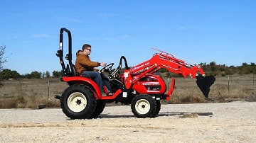 Demo Video of NEW Branson 2400h Tractor with Loader and Hydrostatic Transmission