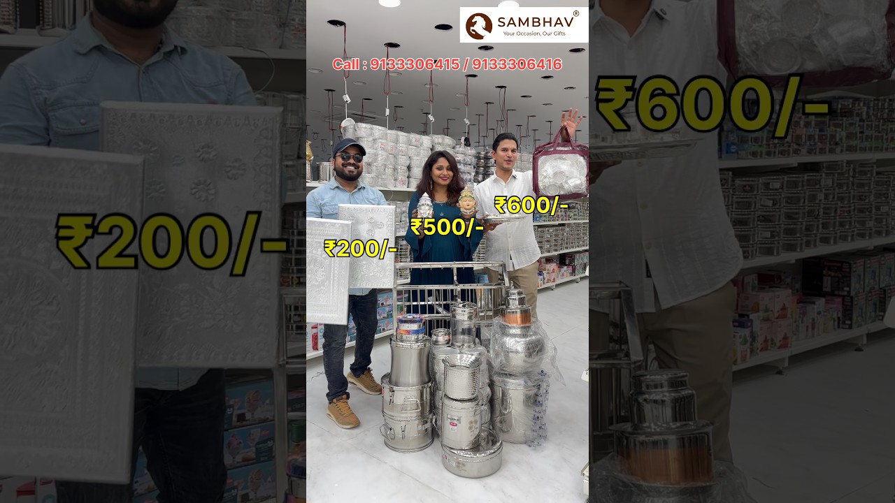Sambhav Home Store at Kompally Hyderabad #returngifts #home #homeneeds #wholesale