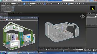 Tutorial on Modeling,texturing and lighting a 3d Exhibition stall in 3dsmax using Vray ( Part 1)