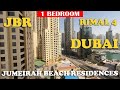 Inside 1 bedroom apartment in Rimal 4 JBR Dubai