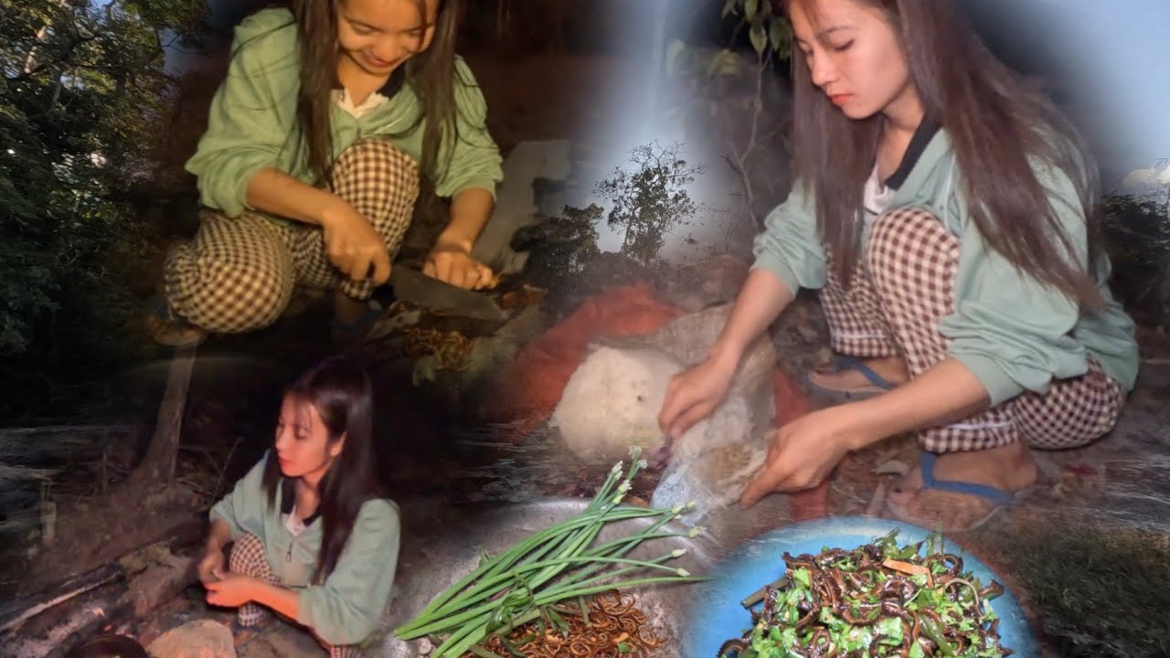 เมนูนี้อร่อยมาก#สาวลาว #ชนบทลาว 