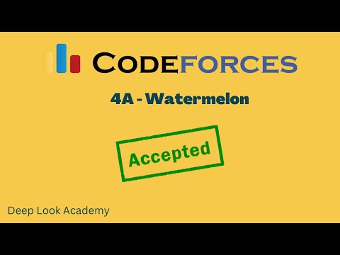 4A - Watermelon ( Codeforces ) Solution ( Bangla ) | Cpp Language