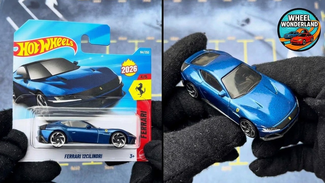 Hot Wheels Ferrari 12 Cilindri 94/250 – Ferrari 4/5 Blue V12