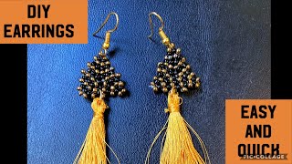DIY Trendy Earrings// Party Wear