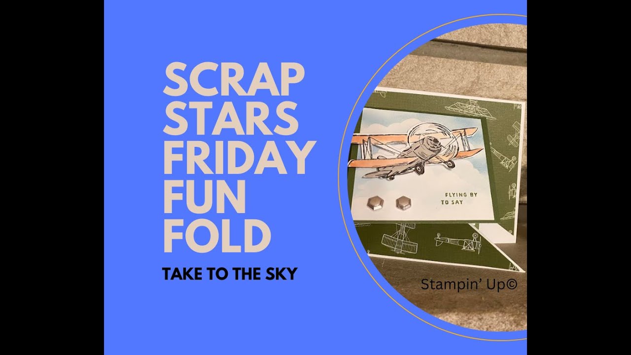 Fun Fold Friday Angle Card with Flap - YouTube