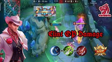CLINT SAVAGE MONTAGE II GOLD LANER CLINT #mobilelegends #mlbbcreatorcamp  #mcc_0520mm