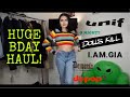 BDAY TRY ON HAUL! (Dollskill, Unif, IAMGIA, OMighty, Depop)